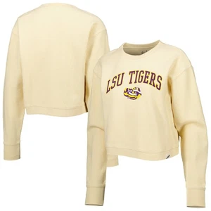 Women's League Collegiate Wear Cream LSU Tigers Classic Campus Corded Timber - Picture 1 of 3