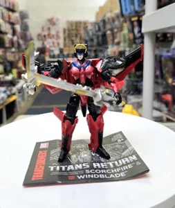 WINDBLADE TRANSFORMERS TITANS RETURN Complete Figure w instructions - Picture 1 of 2