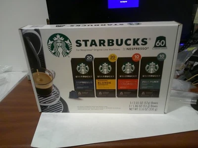 Starbucks Rubio 60 Cápsulas SURTIDAS Café 4 DIFERENTES SABORES Foto 1 de 4