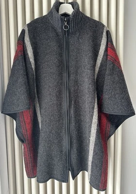 Woll-Poncho/ Cape Gr. M von Massimo Dutti - Bild 1 von 4