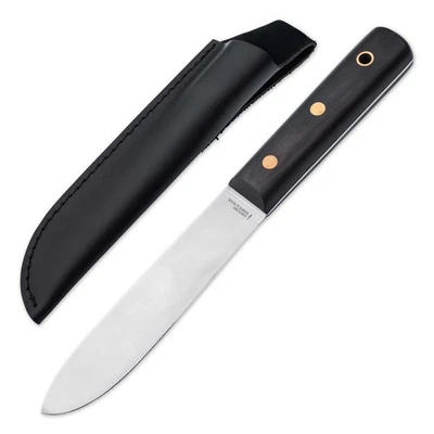 History Knife & Tool Matrosenmesser Seglermesser Fulltang 4116 Holzgriff Schwarz - Bild 1 von 4