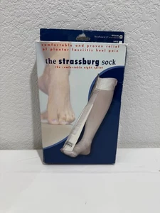 Strassburg Socke weiß normal wenige Male benutzt, Plantarfasziitis, Achillessehne - Bild 1 von 7