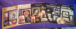lot of 5 STONEY CREEK COLLECTION Halloween cross stitch pattern leaflets - Picture 1 of 6