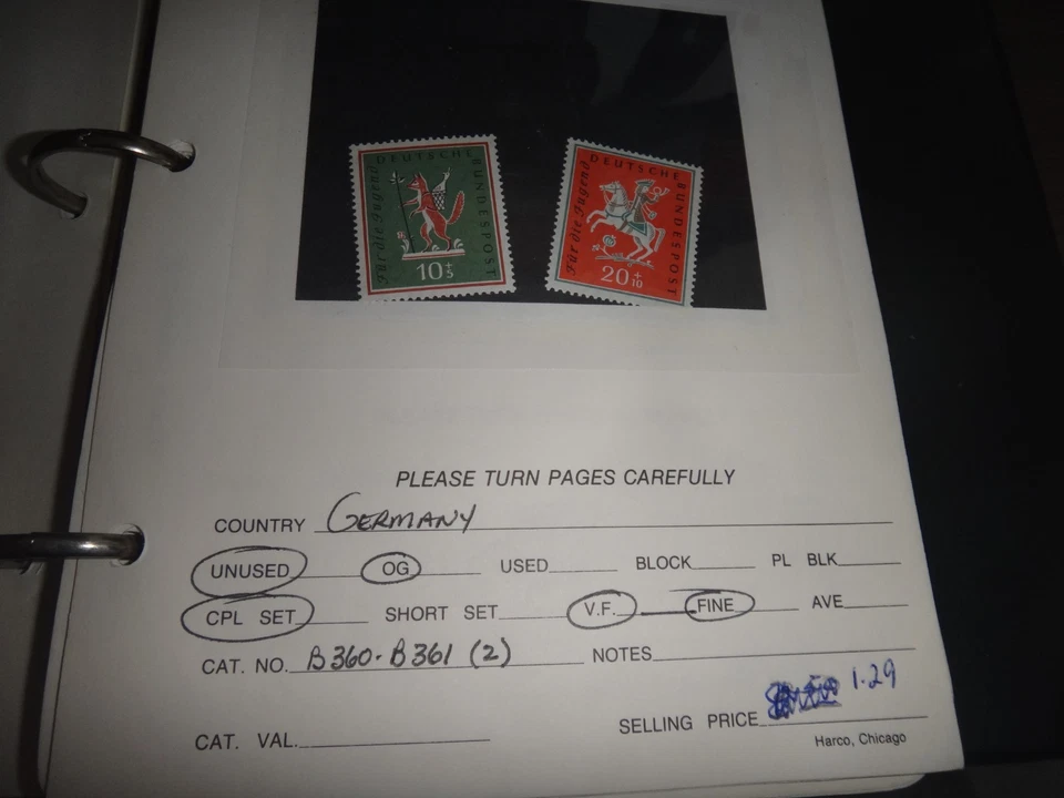 germany scott #b360-b361 - Image 1 of 1