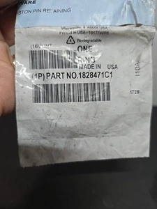 NOS International 1828471C1 Ring, Piston Pin Retaining  - Picture 1 of 2