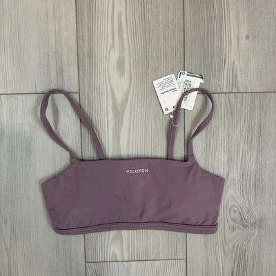 Nuevo con etiquetas Sujetador Lululemon X Peloton Talla XS Nulu Espalda con Tirantes Púrpura Foto 1 de 4