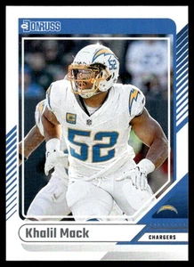 2024 Donruss Khalil Mack Los Angeles Chargers #9 - Picture 1 of 2