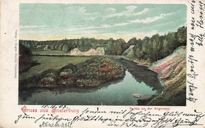 AK Insterburg Partie Angerapp Ostprusse 1903 Carte Postale - Bild 1 von 2