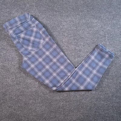 Democracy AB Technology Plaid Slim Leg Jeans Womens Size 12 Stretch Comfort - Image 1 of 4