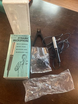 Vintage 1960 Realistic Dynamic HiFi Microphone MC-1000 - Image 1 of 4