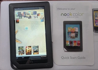 Working Barnes & Noble Nook Color 8 GB, Wi-Fi, 7 pulgadas - Negro Foto 1 de 4