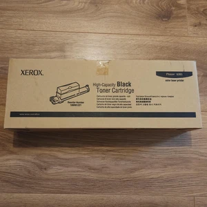 Genuine Xerox Phaser 6360 Black High Cap Toner Cartridge 106R01221 New VAT Inc - Afbeelding 1 van 6