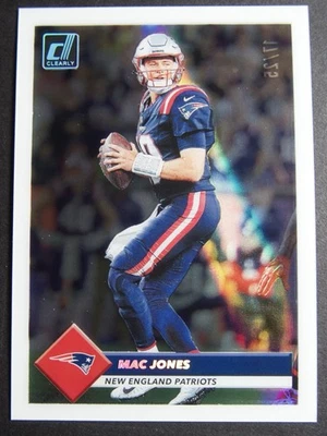 2023 Panini Clearly Donruss Clearly Retro 1993 holo /25 Mac Jones #8 - Image 1 of 4