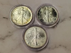 Key Dates 1986, 1994, 1996 1oz 999 Silver American Eagles - Picture 1 of 8