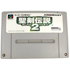 Vtg Nintendo SEIKEN DENSETSU 2 Super Famicom Secret of Mana Game NTSC Japan 1994 - Picture 1 of 10