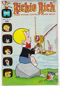 Richie Rich The Poor Litlle Rich Boy  #117 - Nice Harvey Comic 1972  F - Bild 1 von 2