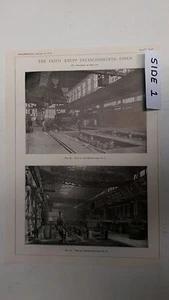 The Fried Krupp Establishments, Essen, Germany: 1912 Engineering Magazine Print - Picture 1 of 3