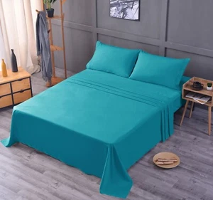 Premium 1800 Thread Cool Sheets Hotel Luxury Bed Sheet Set Queen King Full Size - Picture 1 of 99