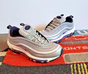 Nike Air Max 97 Metallic Silver Persian Vuilet Women's Size 7.5 - Picture 1 of 15