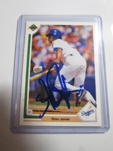 1991 Upper Deck Stan Javier Los Angeles Dodgers #688 Autographed ~ - Picture 1 of 1