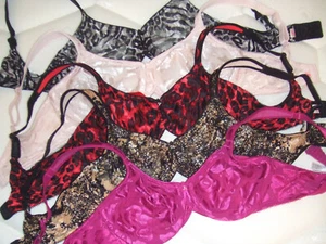 36C WACOAL Awareness 85567 Bras MAGENTA GOLD BLACK MIX RED ANIMAL Petite LOT 2 - Picture 1 of 2