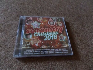 CD DOUBLE ALBUM NEW & SEALED SO COUNTRY CHRISTMAS 2016 DOLLY REBA LONESTAR - Picture 1 of 2