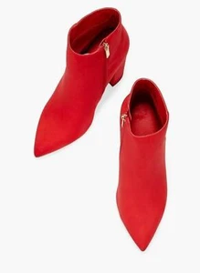JUSTFAB Rosamund Stivaletto con tacco a blocco, ROSSO, Taglia: 7 Extra Largo - Foto 1 di 6