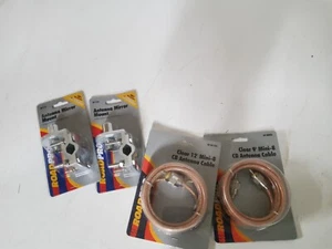 Road pro cb antenna mirror mounts and Antenna cable 12ft and 9ft mini-8 - Picture 1 of 3