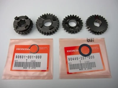 Juego de engranajes de transmisión cruzada superior Honda Monkey Z50 4 velocidades 90601-001-000 genuino Japón Foto 1 de 4