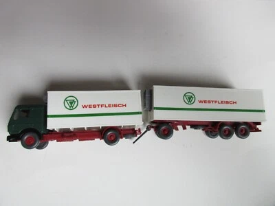 WIKING 1:87 Mercedes Camion IN Caso Di Raffreddamento Westfleisch - Immagine 1 di 4