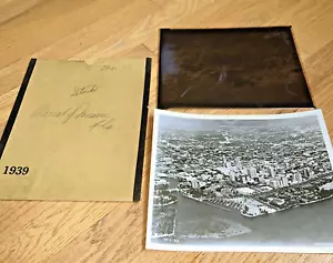 1939 Aerial View of MIAMI FLORIDA Photograph and Original Negative - Picture 1 of 7