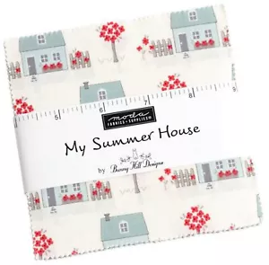 My Summer House Moda Charm Pack 42 100% Cotton 5" Precut Fabric Quilt Squares - Picture 1 of 2