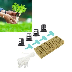72 Set Rockwool Cubes for Hydroponics 1.5inch Rock Wool Planting Cubes vdr - Picture 1 of 15