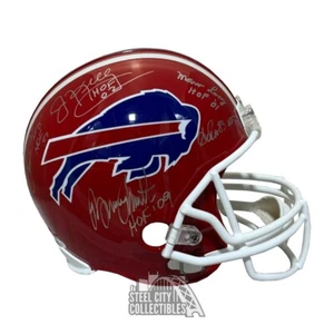 Kelly, Thomas, Smith, Reed, Levy Autograph Buffalo Replica Full Size Helmet- JSA - Picture 1 of 1