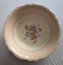 Vintage Homer Laughlin Virginia Rose Pink 9.5" Bowl (D 50 N 8)