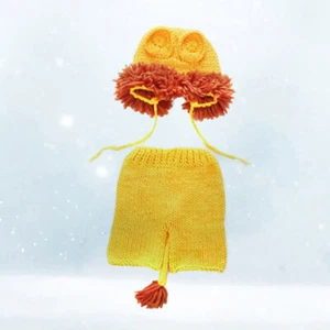 Hand-Knitted Baby Cartoon Photo Costumes Suit for Infant Baby - Picture 1 of 11