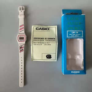 Vintage Casio LW-14 401 Damen Wassersport Resist 50m Japan 1989 White Lithium - Bild 1 von 23