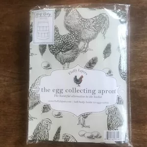Egg Collecting Apron By Fluffy Layers. Half Body. NIP Brand New.  Attractive. - Picture 1 of 11