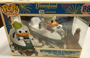 Funko POP! Rides Disneyland 65th MATTERHORN BOBSLEDS ATTRACTION Donald Duck #88 - Picture 1 of 5