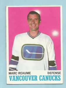 1970-71 Topps Hockey Marc Reaume #119 Vancouver Canucks EX+ **2 - Picture 1 of 1