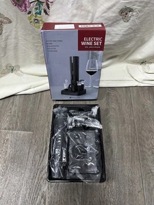 Elektrische automatische Weinflasche Kork Schraubenöffner Set - Neu - Bild 1 von 6