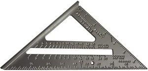 ESCUADRA DE ALUMINIO DE CARPINTERO,HERRAMIENTA,TRANSPORTADOR 185 X 182 X 258 MM. - Imagen 1 de 1