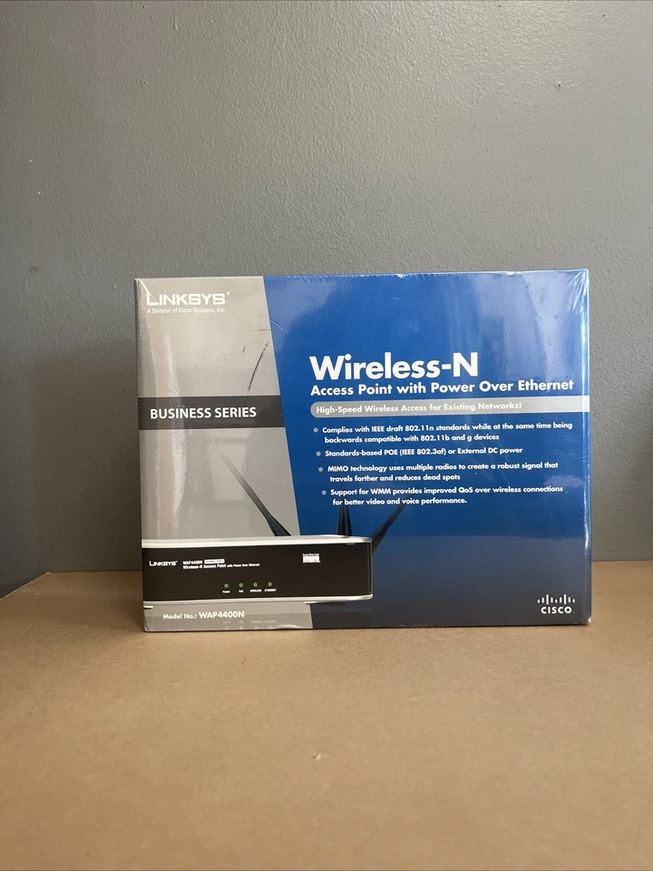 Linksys WRVS4400N Wireless-N Gigabit Security Router -New/Sealed - Image 1 of 4