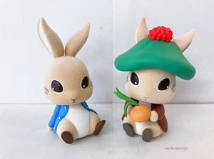 BANDAI Peter Rabbit Figures Peter & Benjamin 2 kinds set Amusement prize Japan - Picture 1 of 7