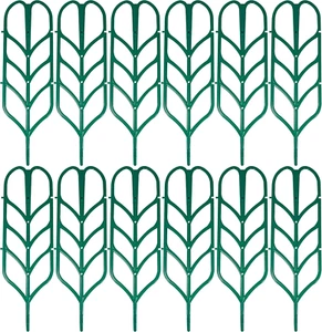 12 Garden Trellis Climbing Plant Support Stake for Mini Indoor Plants Pots - Picture 1 of 6