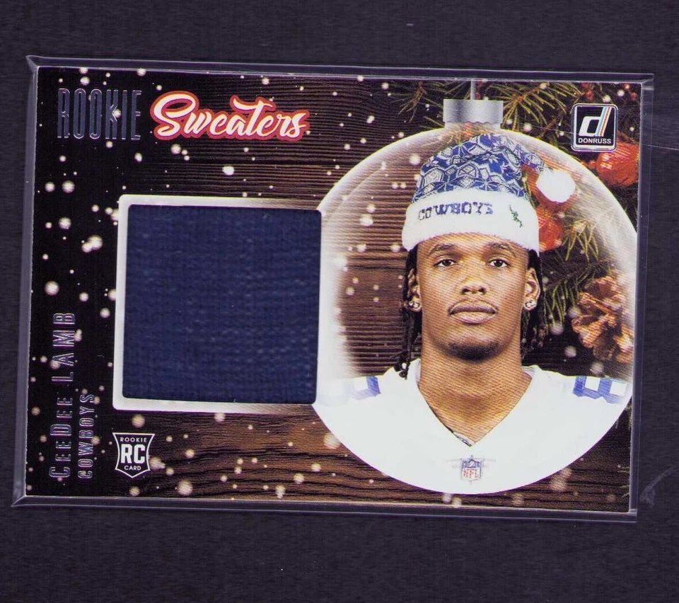 2020 Panini Donruss - #SW-CL CeeDee Lamb Rookie Sweaters Cowboys - Image 1 of 1