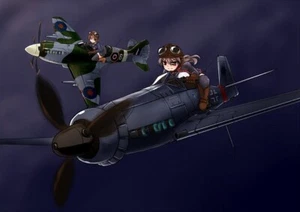 Anime aviator hat brown gloves handwear flying Playmat Gaming Mat Desk 10305 - Picture 1 of 1