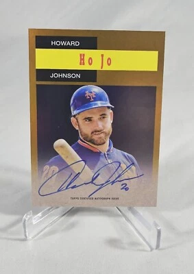 2024 Topps Archives Howard Johnson Gold Auto 1958 Western /50 58WA-HJ Ho Jo - Image 1 of 2