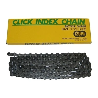 IZUMI  3/32" 5 6 7 Speed Click Index Vintage Bike Chain Hybrid Road Mountain - Image 1 of 2