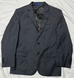 Chaqueta Traje Egara Lanificio A. Rodina Super 100 Lana Negra Hecha en Italia Talla 50R - Imagen 1 de 10